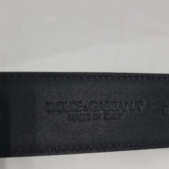 Dolce & Gabbana Black Anchor Buckle Belt - Picture 8 of 14